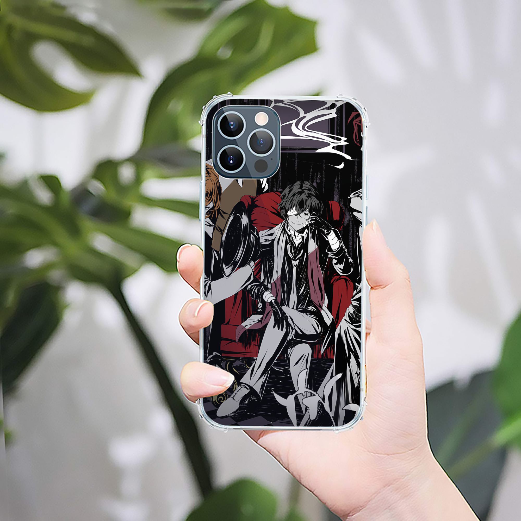 （画像用） 文豪ストレイドッグス Bungo Stray Dogs 【iPhone 12シリーズ対応】透明スマホケース（クリアソフトケース）